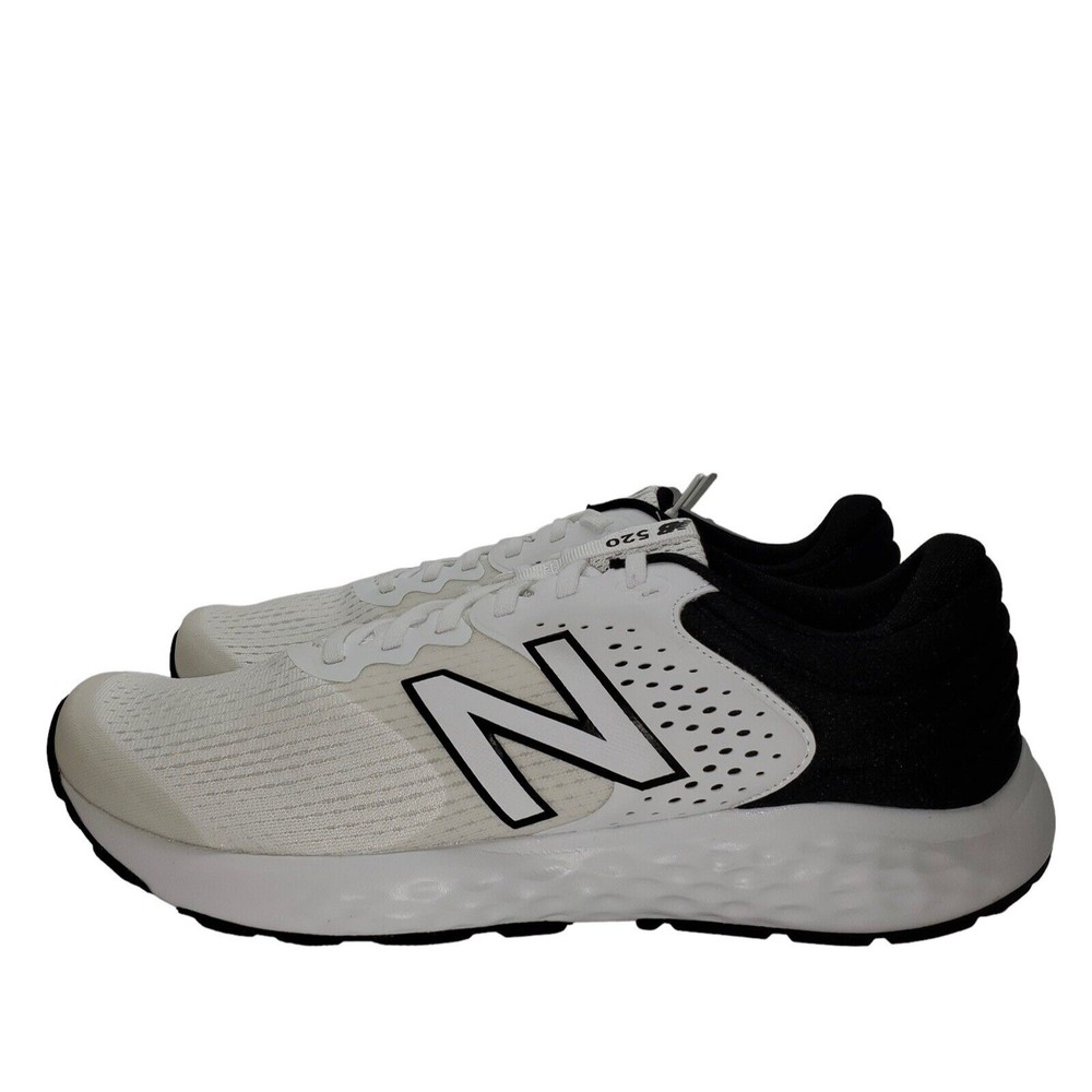 New Balance Men’s White Black 520 v7 Running Shoe Size 13 D